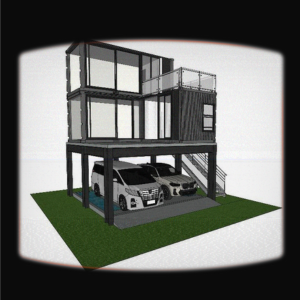 UH -  Prefabrikasi Modular 2.5 Lantai